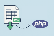 Icone de csv cap a php